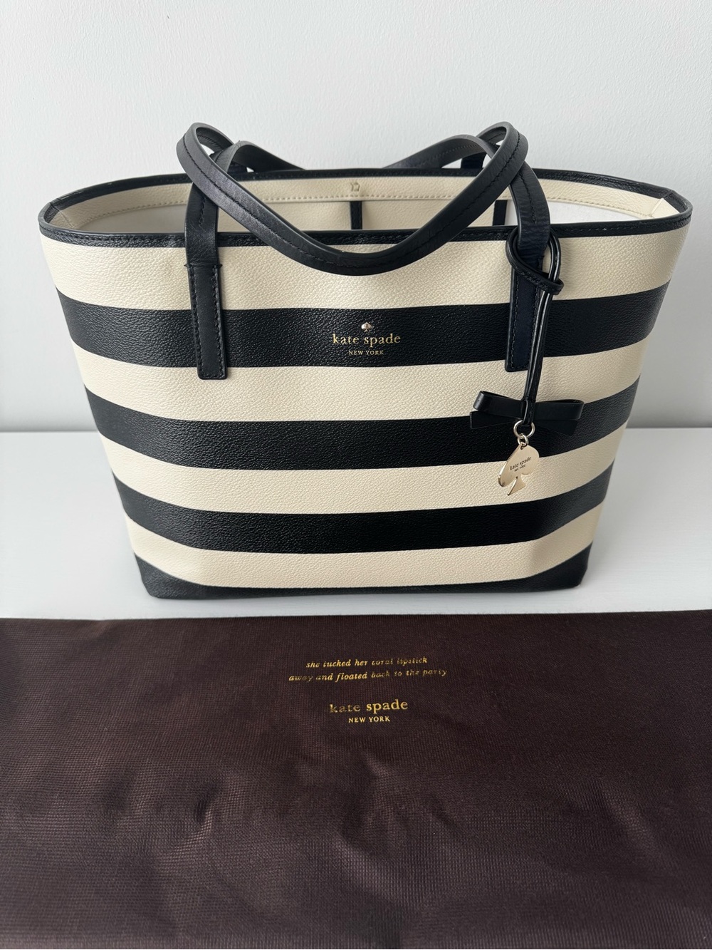 Kate Spade coated canvas tote